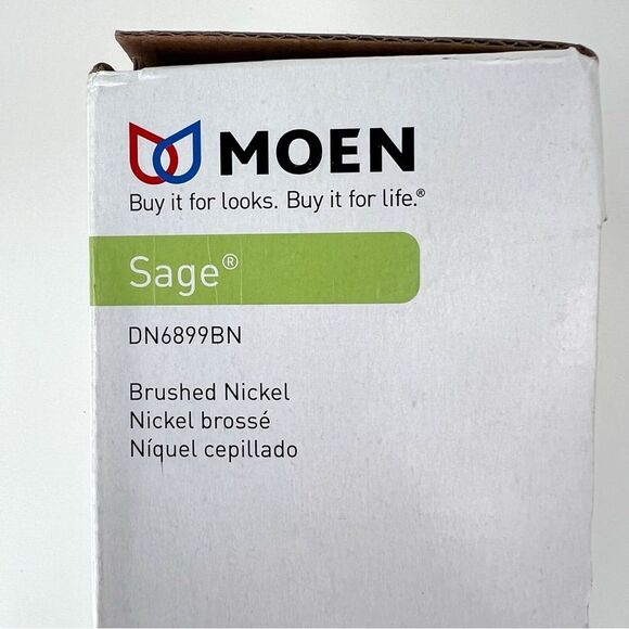 Moen Sage DN6899BN Brushed Nickel Surface Mount Pivot Toilet Paper Holder - Picture 6 of 8